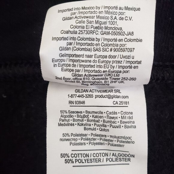 Zombie King Hoodie Sweatshirt Black Size 2XL - Picture 7 of 7